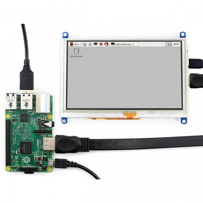 Load image into Gallery viewer, Waveshare Clone HDMI Touchscreen For Raspberry Pi
