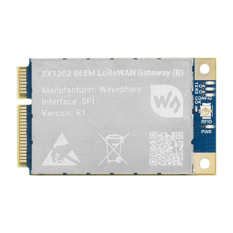 Load image into Gallery viewer, SX130x 868M LoRaWAN Gateway Module with RPi HAT Online
