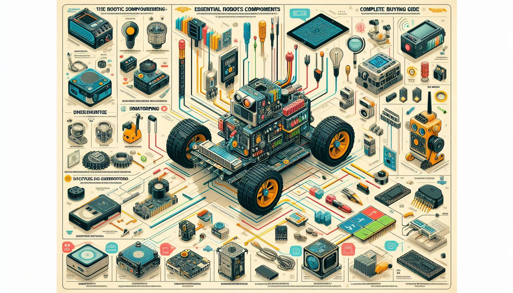 Robotics Simple Components Essential Robotics Components Every Maker Needs: India's Complete Buyi ...