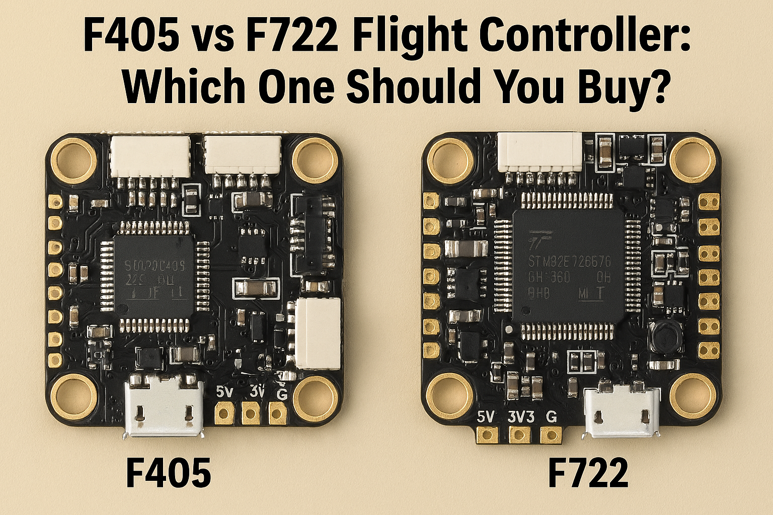F405 vs F722 Flight Controller: Which One Should You Buy?
