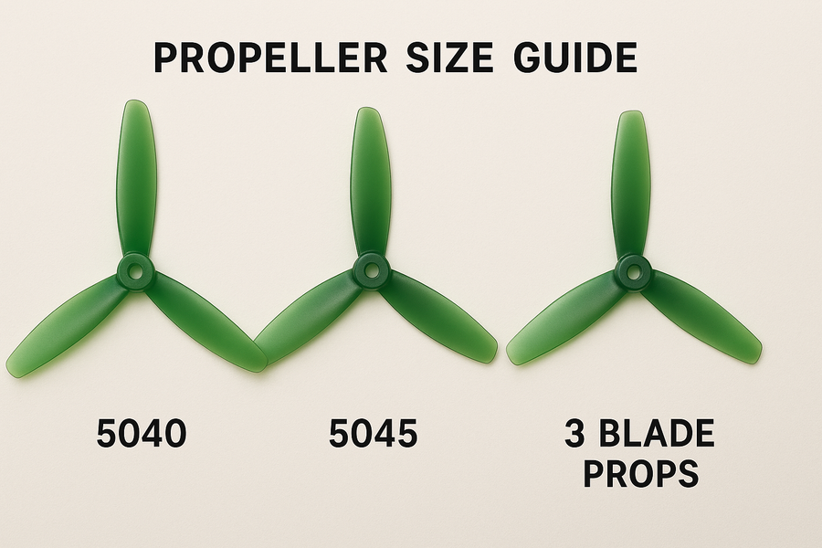 Propeller Size Guide: 5040 vs 5045 vs 3 Blade Props