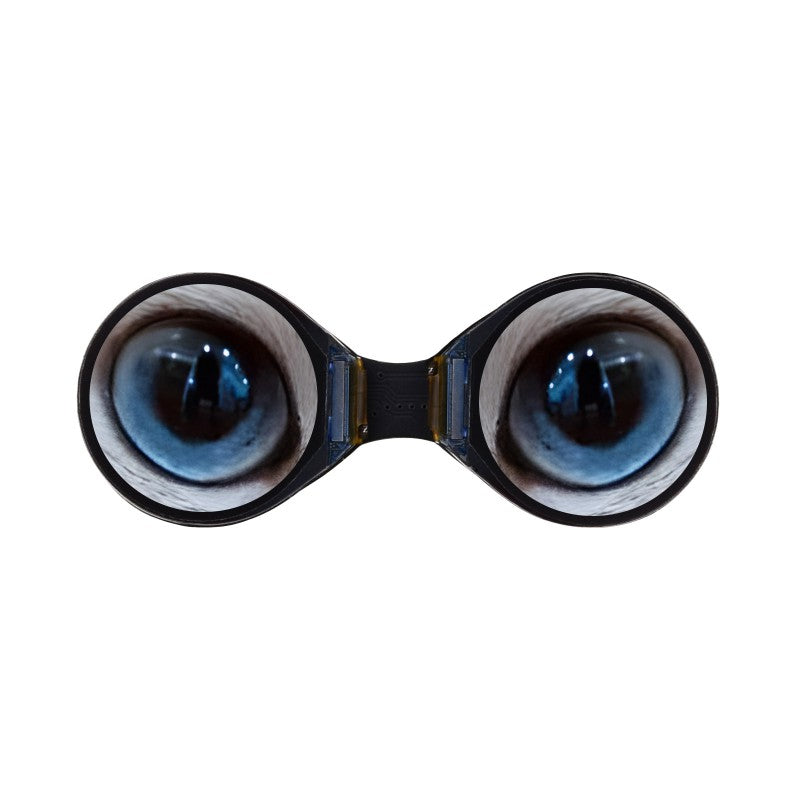 0.71inch Double Eye Round LCD Display Module, 160x160 Resolution