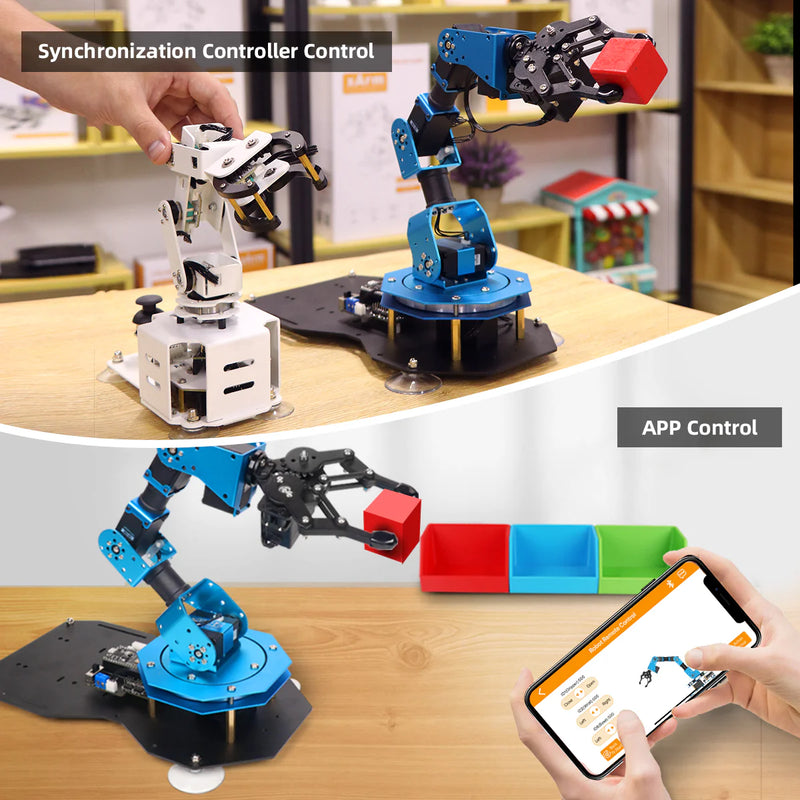 Load image into Gallery viewer, xArm ESP32 Bus Servo Robotic Arm Powered by Open-source ESP32 Python Programmable Robot
