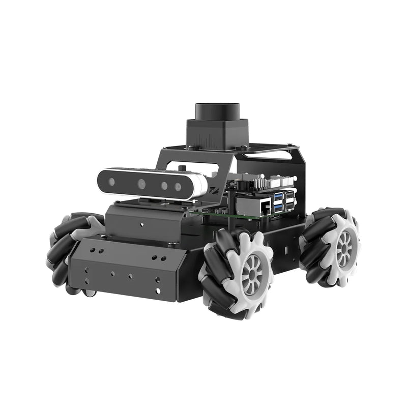 Load image into Gallery viewer, Hiwonder Raspberry Pi 5 Robot Car MentorPi M1 Mecanum-wheel Chassis ROS2-HUMBLE Support SLAM and Autonomous Driving
