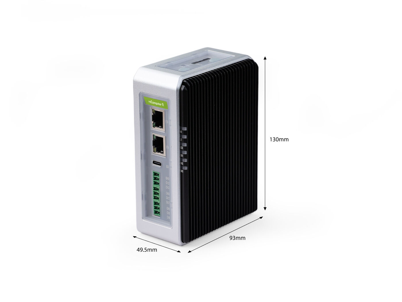 reComputer R1013-10 - Raspberry Pi IoT Gateway & Controller, CM4-Powered, AI Capable | 2GB RAM, 8GB eMMC