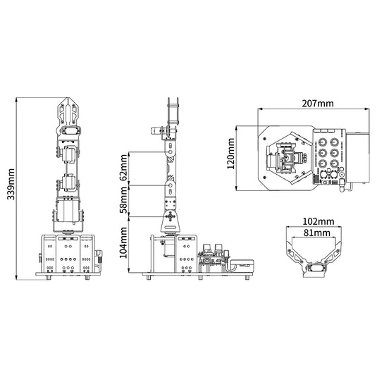 miniArm Open-Source AI Robotic Arm