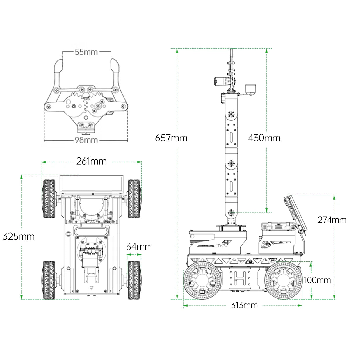 JetRover ROS Jetson Robot Car