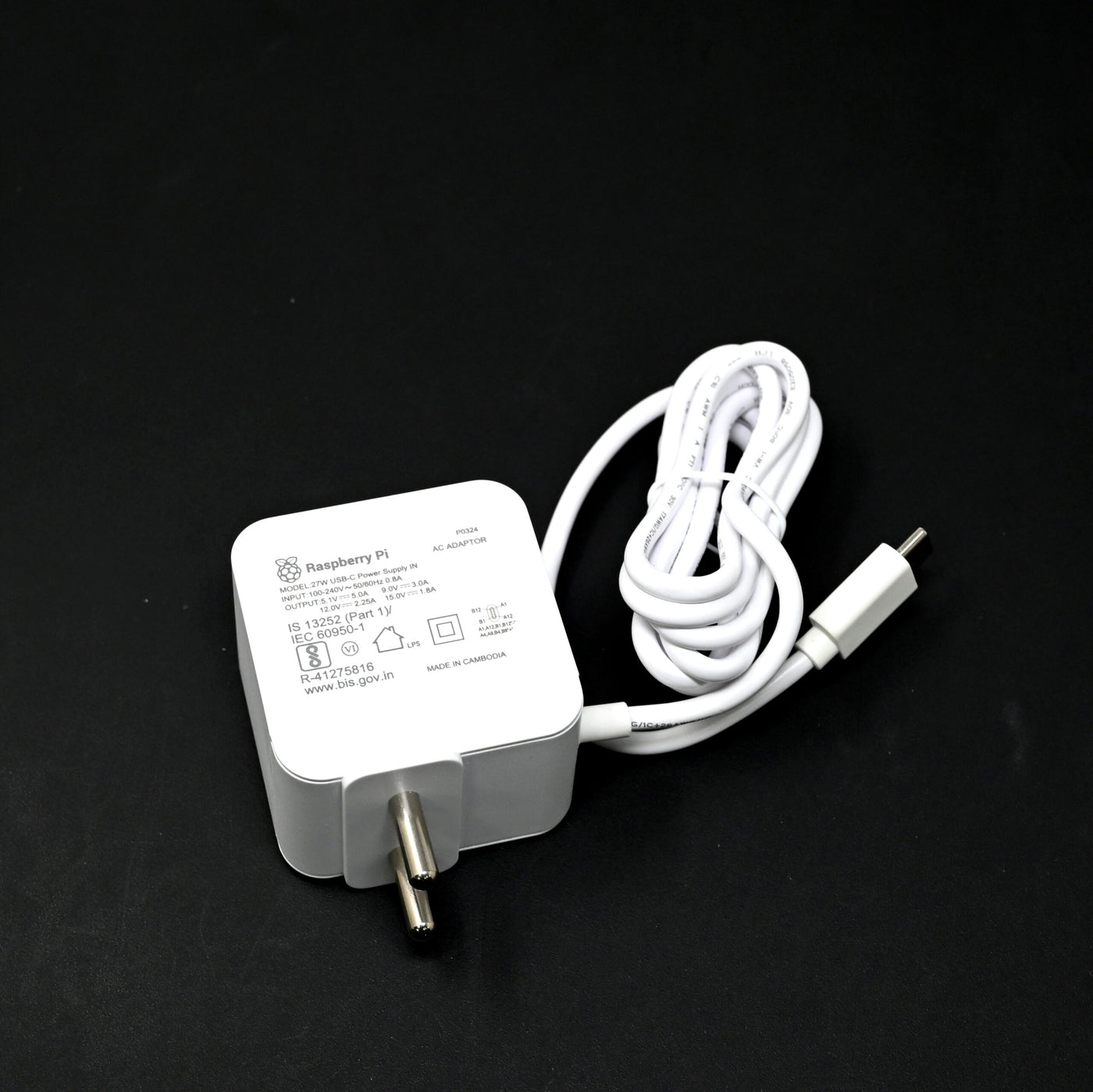 Raspberry Pi 27W USB-C Power Supply