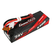 Gens Ace 5300mAh 7.4V 60C 2S1P HardCase Lipo Battery Pack 24# With Deans Plug