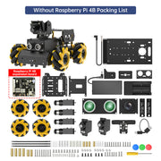 Hiwonder TurboPi Raspberry Pi ROS2 Robot Car with Mecanum Wheels