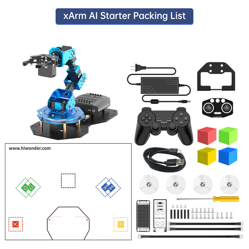Load image into Gallery viewer, Hiwonder xArm AI Programmable Desktop Robot Arm with AI Vision &amp;; Voice Interaction
