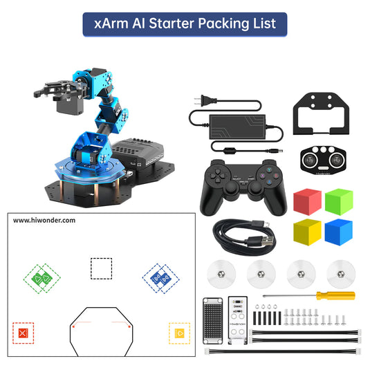 Hiwonder xArm AI Programmable Desktop Robot Arm with AI Vision &; Voice Interaction