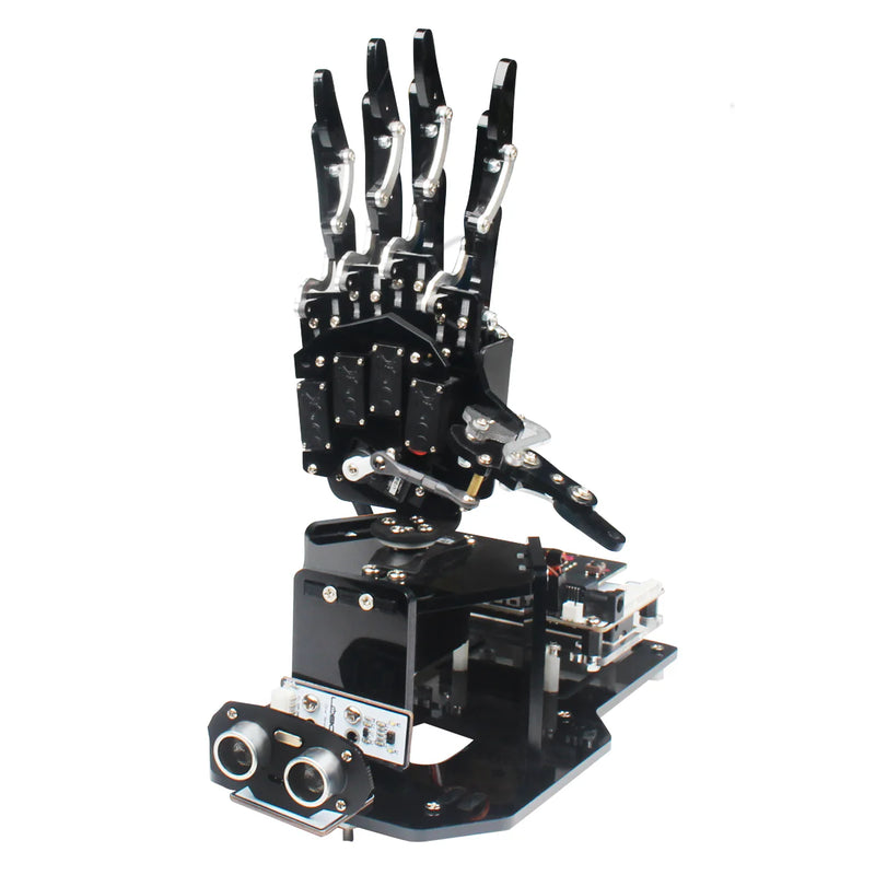 Load image into Gallery viewer, uHandbit: Hiwonder micro:bit Programmable Robotic Hand for AI Learning
