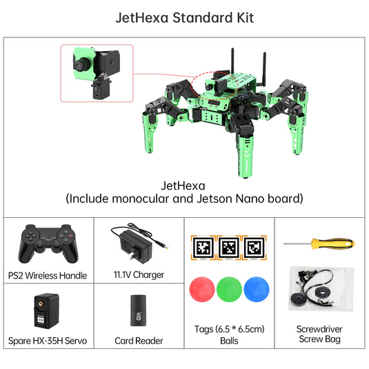 JetHexa ROS Hexapod Robot Kit With Jetson Nano