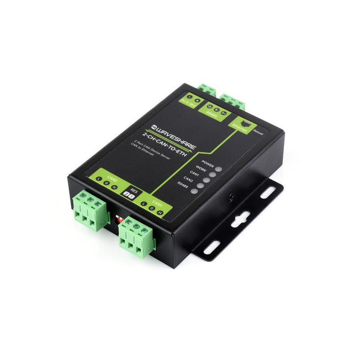 Industrial Grade 2-Ch CAN To Ethernet Server