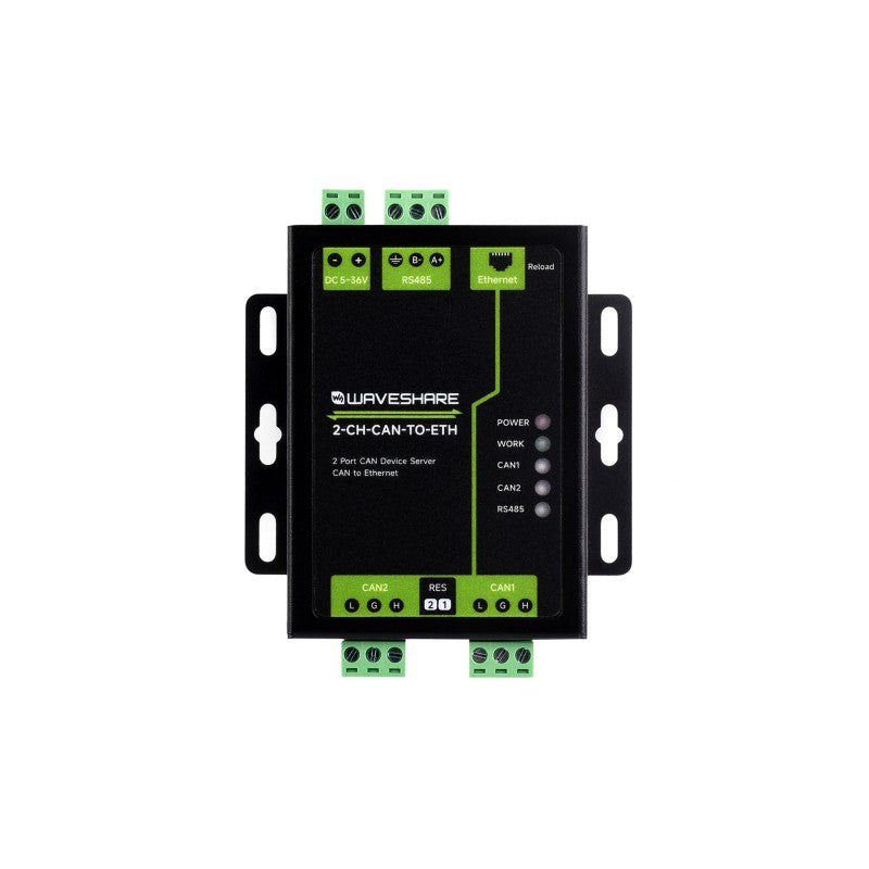 Industrial Grade 2-Ch CAN To Ethernet Server
