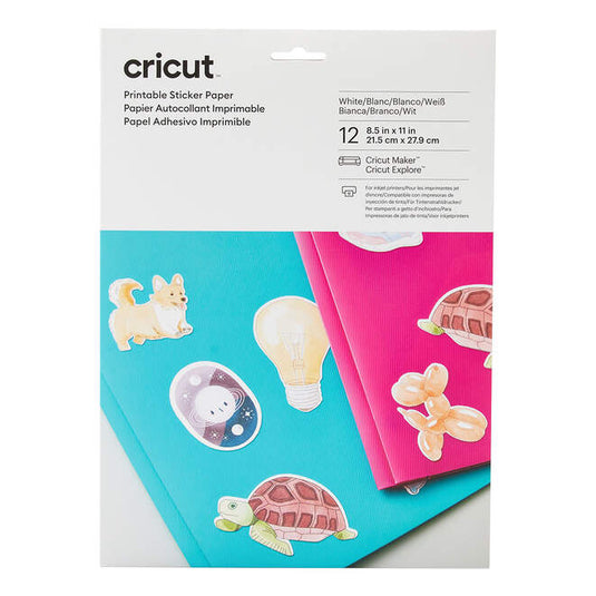 Cricut Printable Sticker Paper 8.5X11