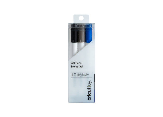 Cricut Joy™ Gel Pens 1.0 mm, Black/Gray/Blue