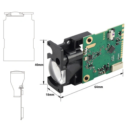 Load image into Gallery viewer, Meskernel Red Laser Measurement Module
