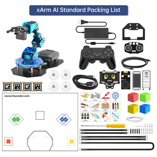 Hiwonder xArm AI Programmable Desktop Robot Arm with AI Vision &; Voice Interaction