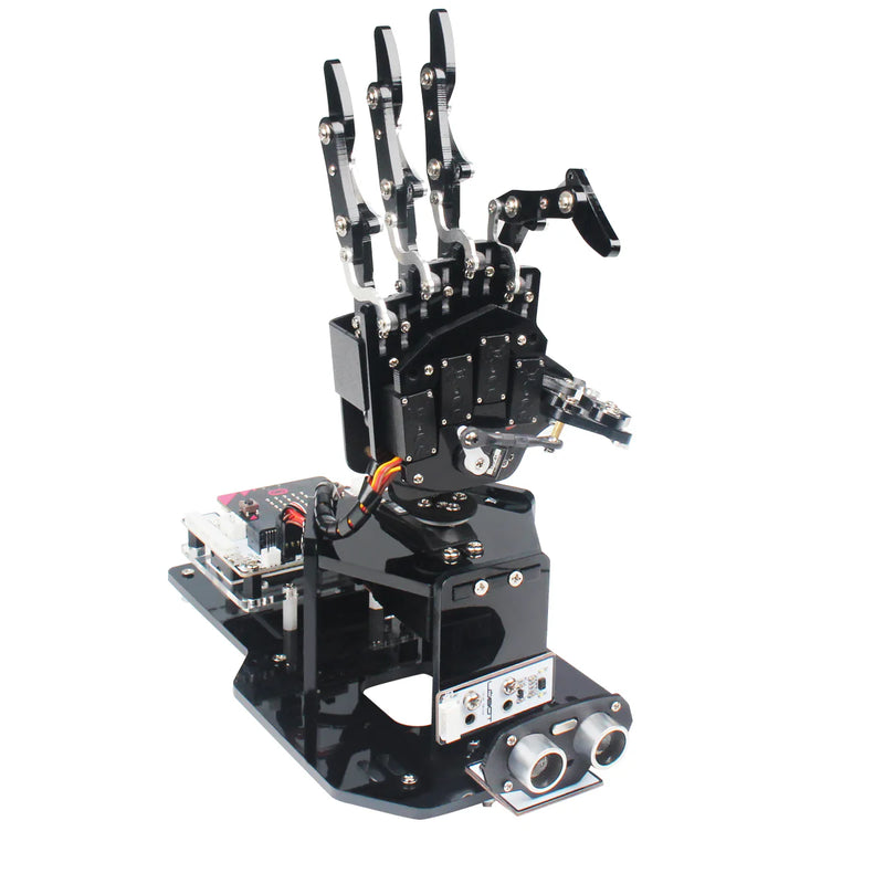 Load image into Gallery viewer, uHandbit: Hiwonder micro:bit Programmable Robotic Hand for AI Learning

