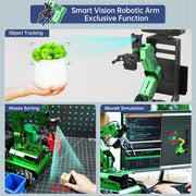 Hiwonder JetAuto Pro AI Robot Car with 6DOF Vision Robotic Arm, Support ROS1 ROS2