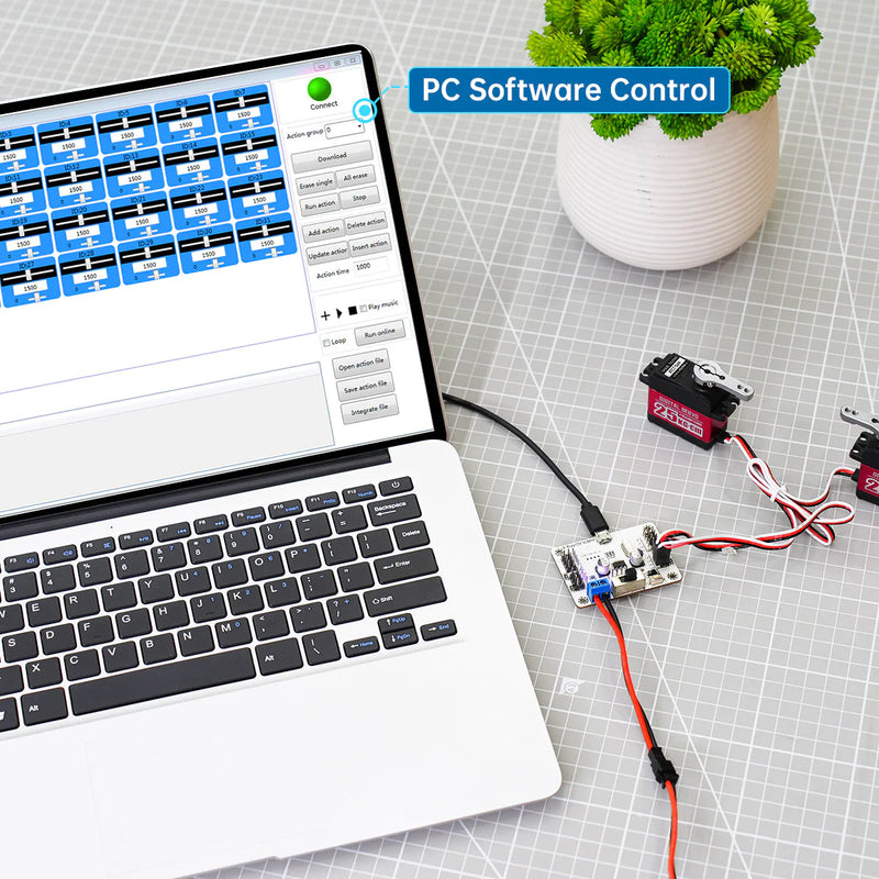 Load image into Gallery viewer, LSC-16: Hiwonder 16 Channel Servo Controller with Over-Current Protection

