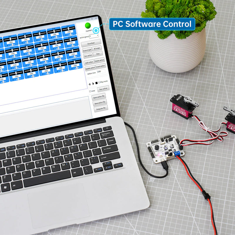 Load image into Gallery viewer, LSC-32: Hiwonder 32 Channel Digital Servo Controller with 16M Memory/ Arduino Compatible
