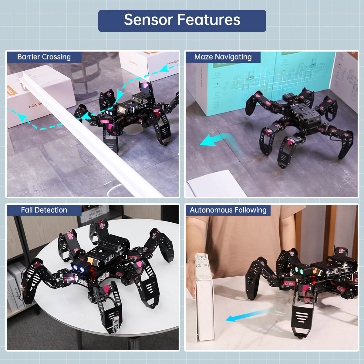 Spiderbot: Hiwonder Hexapod Programming Robot for Arduino
