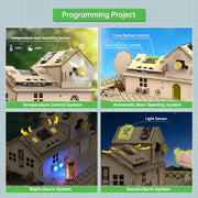 Hiwonder IoT Smart House Kit for Electronic DIY Education Support micro:bit Programming