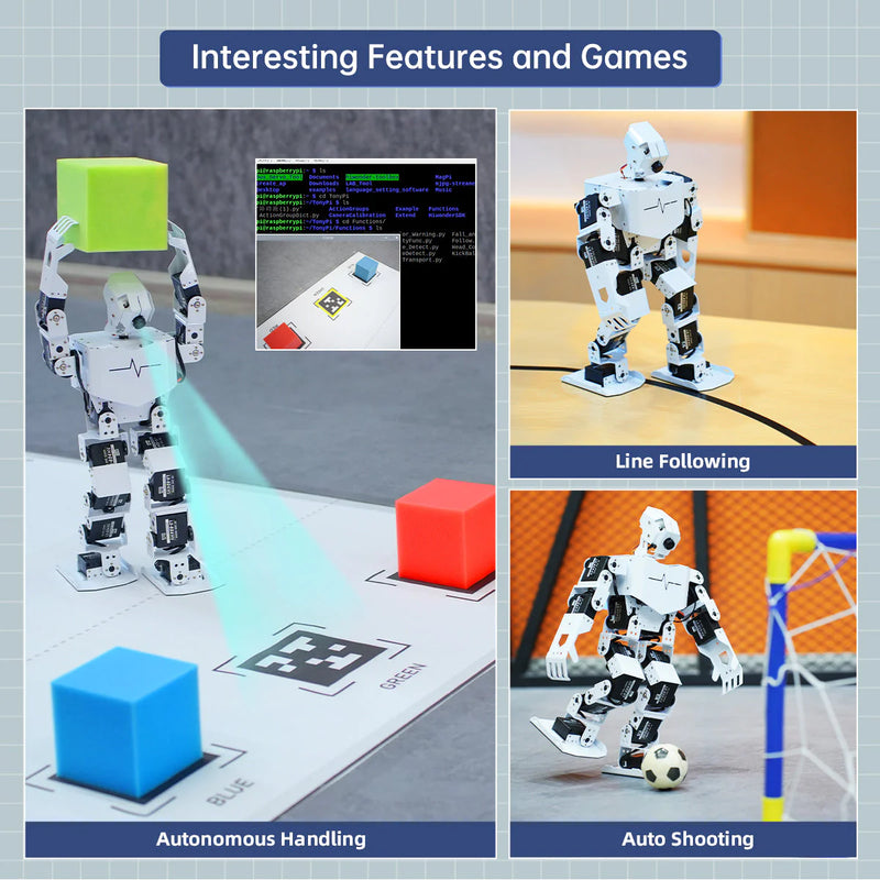 Load image into Gallery viewer, TonyPi Pro Hiwonder Humanoid Robot Professional Development Kit
