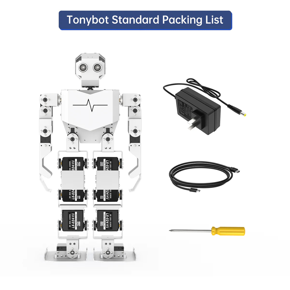 Hiwonder Tonybot Humanoid Robot with AI Vision & Voice Interaction