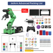 Hiwonder JetArm Pro ROS1 ROS2 3D Vision Robot, with Multimodal AI Mode