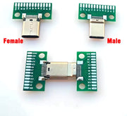 USB 3.1 Type C Connector 24+2P Male Female Breakout Board
