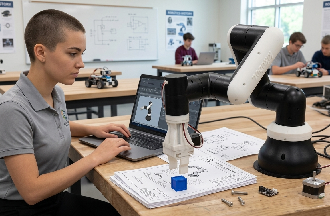 Kikobot C1 – 6 Axis Robotic Arm for Education & Research