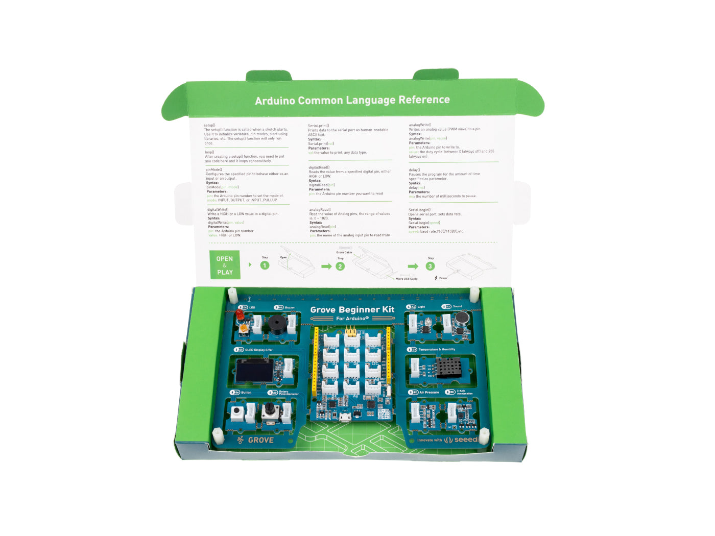 Grove Beginner Kit for Arduino | All-in-One STEM Starter Kit – Seeed Studio