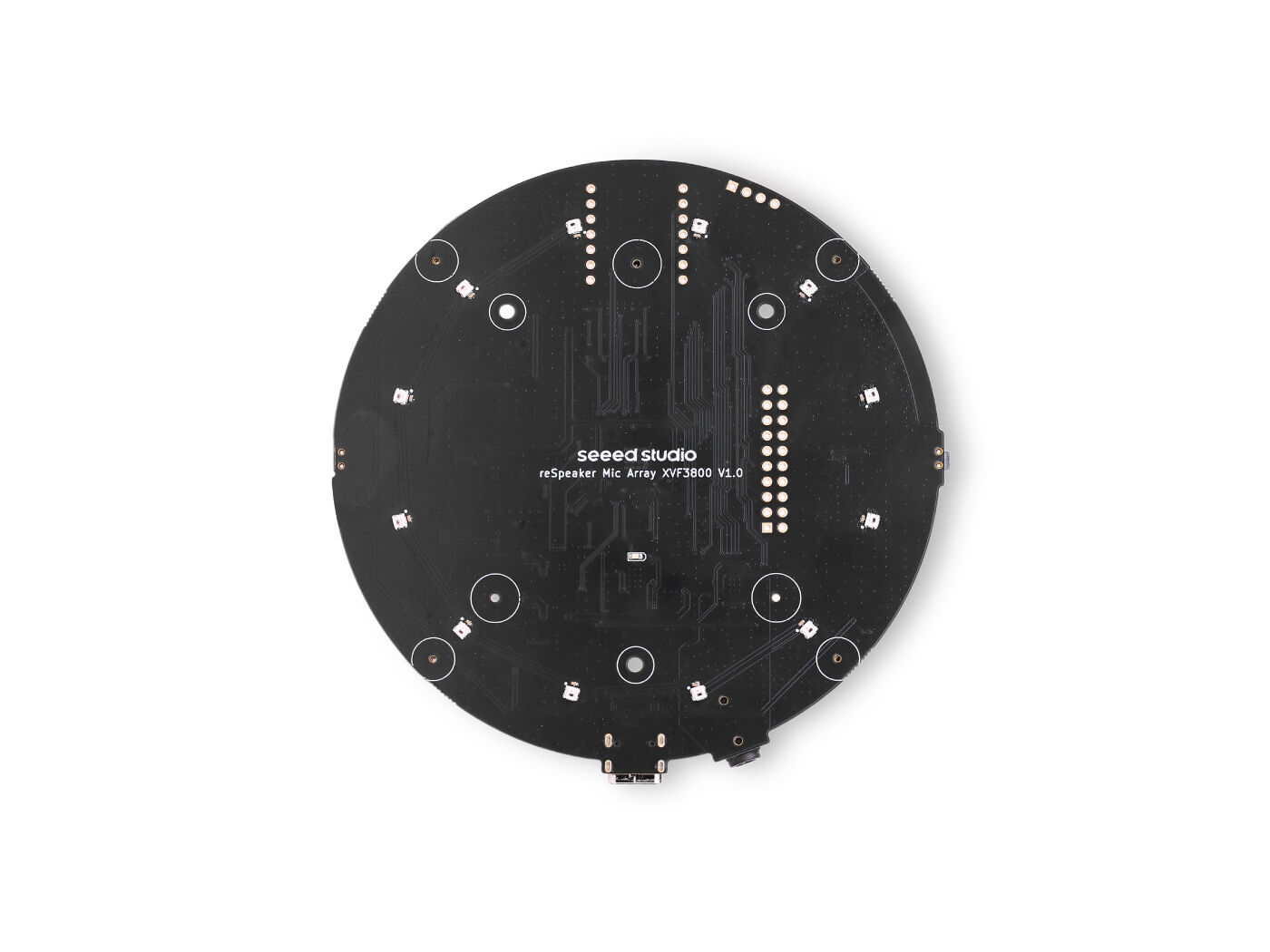 reSpeaker XMOS XVF3800 – AI-powered 4-Mic Array for Clear Voice Even in Noise