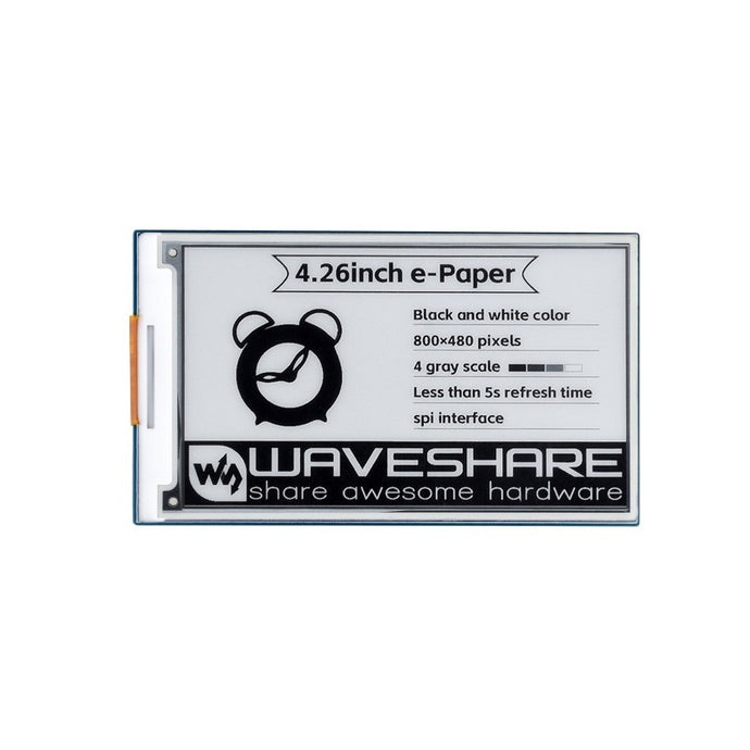4.26inch e-Paper display HAT, 800x480