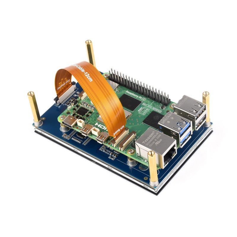 Load image into Gallery viewer, 4.3inch Capacitive Touch Display for Raspberry Pi, DSI Interface, 800×480
