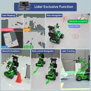 Hiwonder JetAuto Pro AI Robot Car with 6DOF Vision Robotic Arm, Support ROS1 ROS2