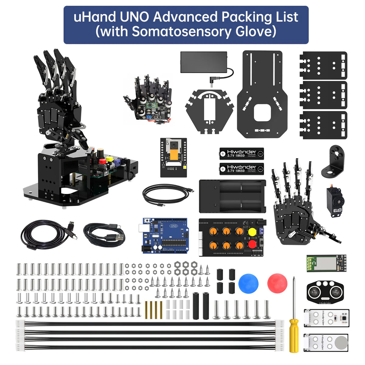 uHand UNO Open-Source AI Bionic Robot Hand