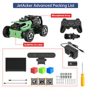 JetAcker ROS Education Robot Car with Ackerman Structure Powered by Jetson Nano