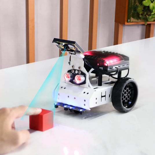 AiNova Intelligent Vision Robot Car Graphical Python/ Scratch Program