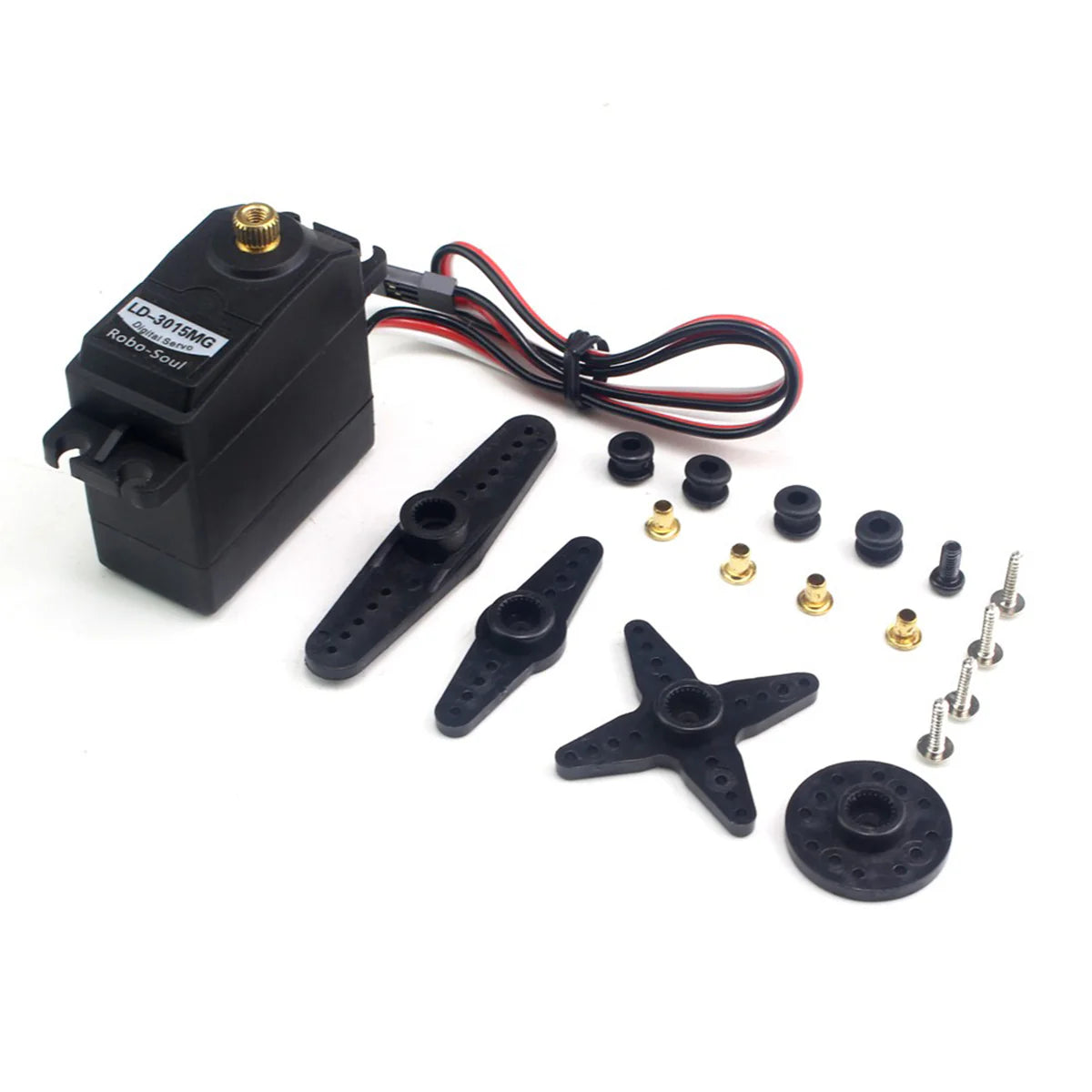 Hiwonder LD-3015MG Full Metal Gear Digital Servo with 17kg High Torque for RC Robot Car
