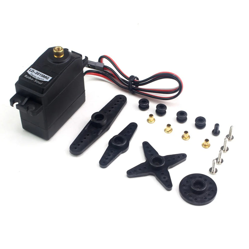 Load image into Gallery viewer, Hiwonder LD-3015MG Full Metal Gear Digital Servo with 17kg High Torque for RC Robot Car
