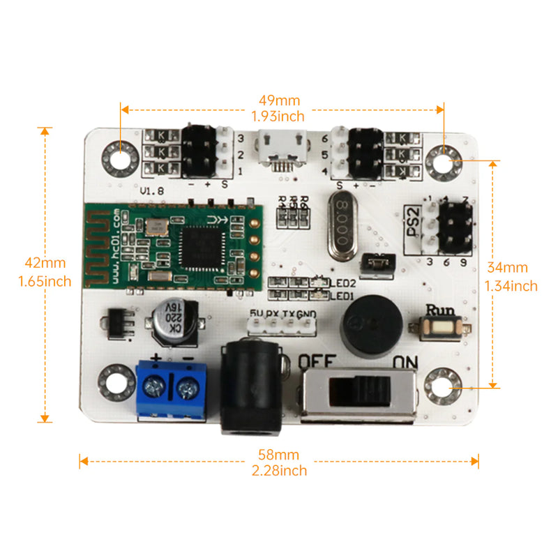 Load image into Gallery viewer, LSC-6: Hiwonder 6 CH Bluetooth 4.0 Servo Controller Module
