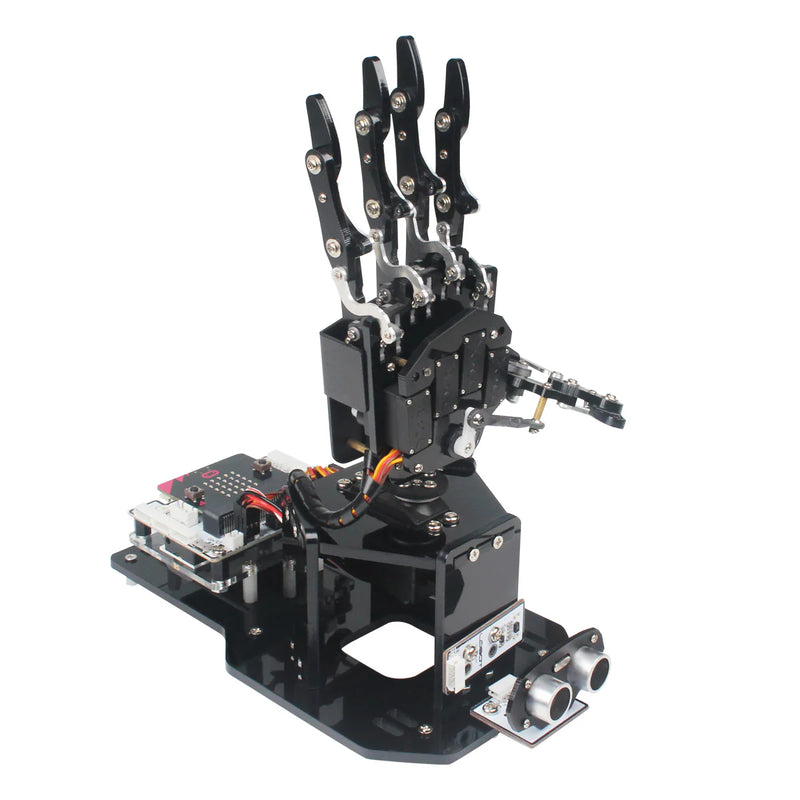 Load image into Gallery viewer, uHandbit: Hiwonder micro:bit Programmable Robotic Hand for AI Learning
