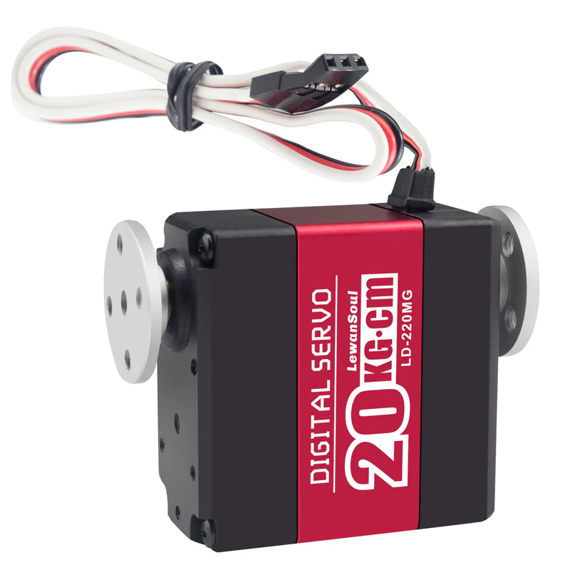 Load image into Gallery viewer, Hiwonder LD-220MG Full Metal Gear Digital Servo with Dual Ball Bearing,Metal Servo Horn, Metal Bracket for Robot

