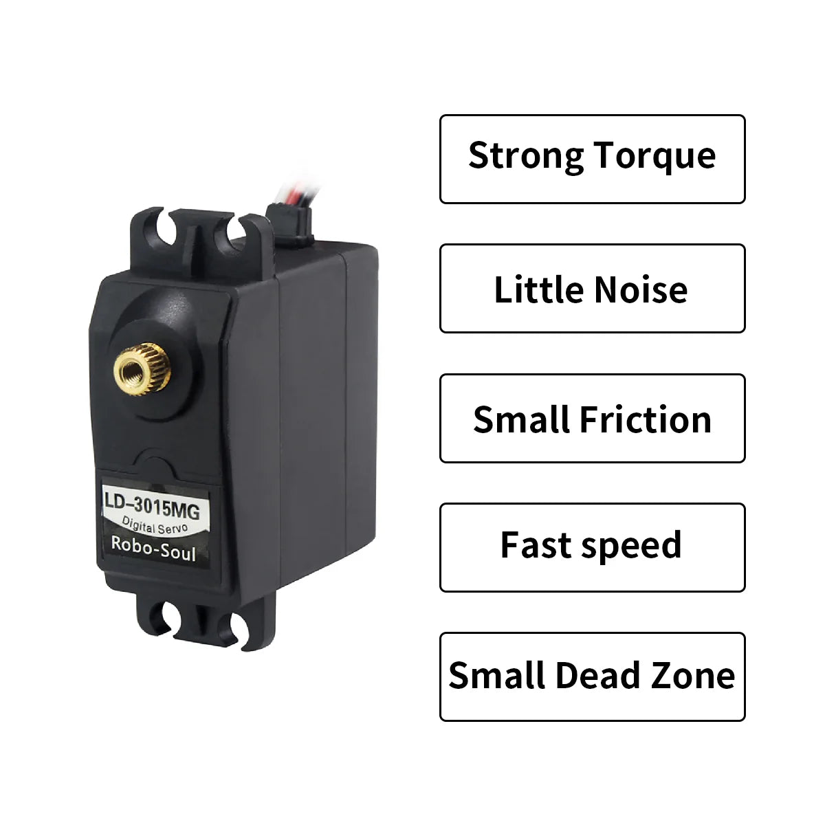 Hiwonder LD-3015MG Full Metal Gear Digital Servo with 17kg High Torque for RC Robot Car