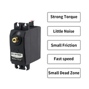 Hiwonder LD-3015MG Full Metal Gear Digital Servo with 17kg High Torque for RC Robot Car